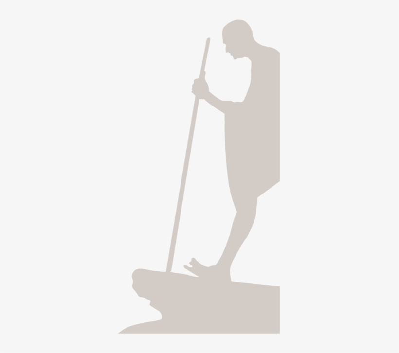 Main Menu - Gandhiji Standing Png, transparent png download