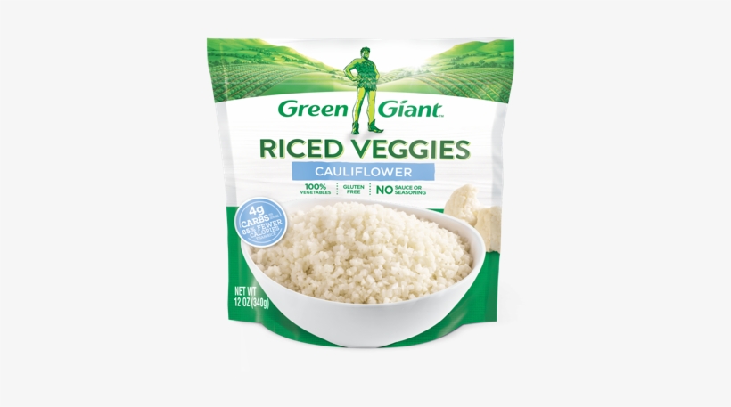 Gg Riced Veggies Cauliflower - Green Giant Riced Veggies, Cauliflower - 12 Oz, transparent png download
