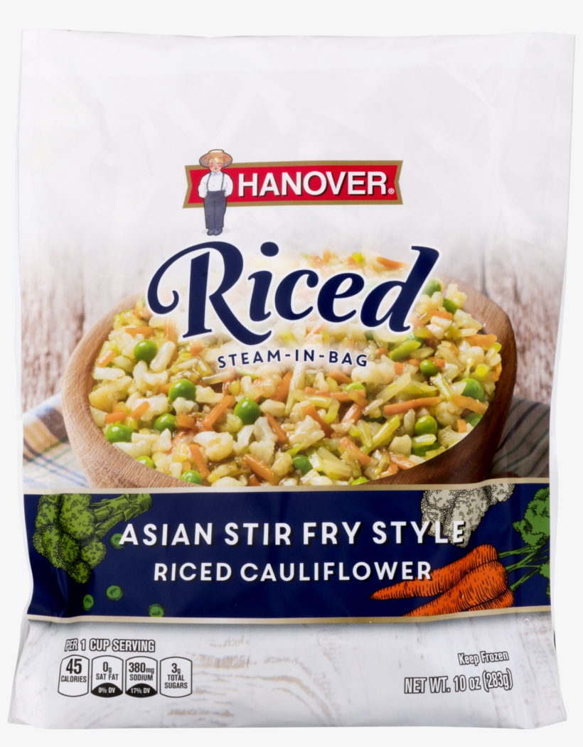 Hanover Riced Asian Stir Fry Style Riced Cauliflower, - Hanover Asian Style Riced Cauliflower, transparent png download