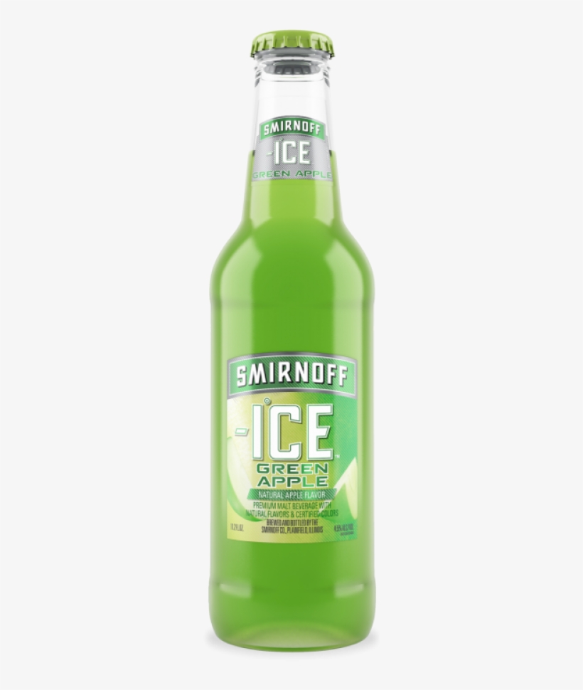 Smirnoff Ice Green Apple 750ml Green Apple Smirnoff PNG Image