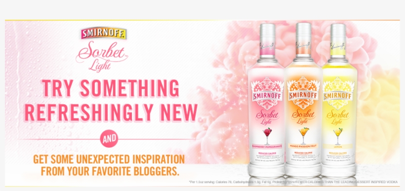 Smirnoff Sorbet Light Lemon Is One Of The Great Smirnoff - Smirnoff Vodka Sorbet Light Mango Passionfruit 750ml, transparent png download