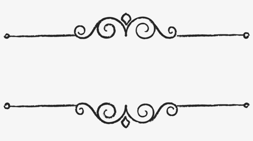 Flourishing Outline Rubber Stamp - Postage Stamp, transparent png download