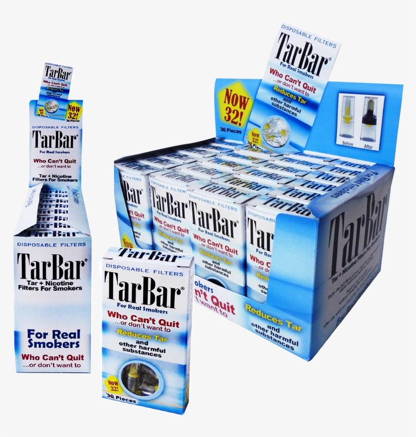 Tarbar Cigarette Filters, 10 Packs, Compare With Nic - Tarbar Filter, transparent png download