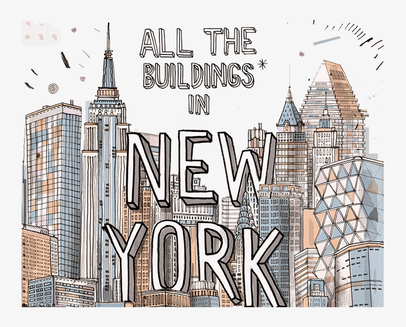 Todos Los Edificios De Ny - All The Buildings In New York By James Gulliver Hancock, transparent png download