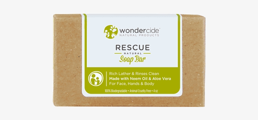 Natural & Organic Soap Bar With Aloe - Wondercide Flea & Tick Natural Shampoo Bar, transparent png download