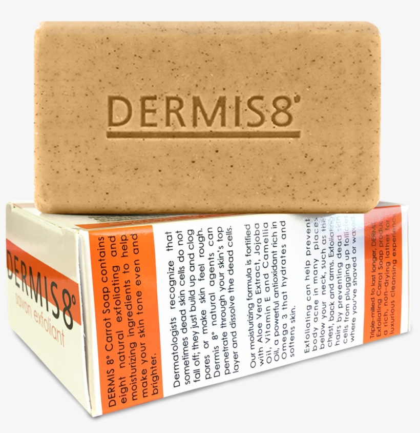 Larger Photo - Dermis8 Exfoliating Brightening Soap 210ml (125gr), transparent png download