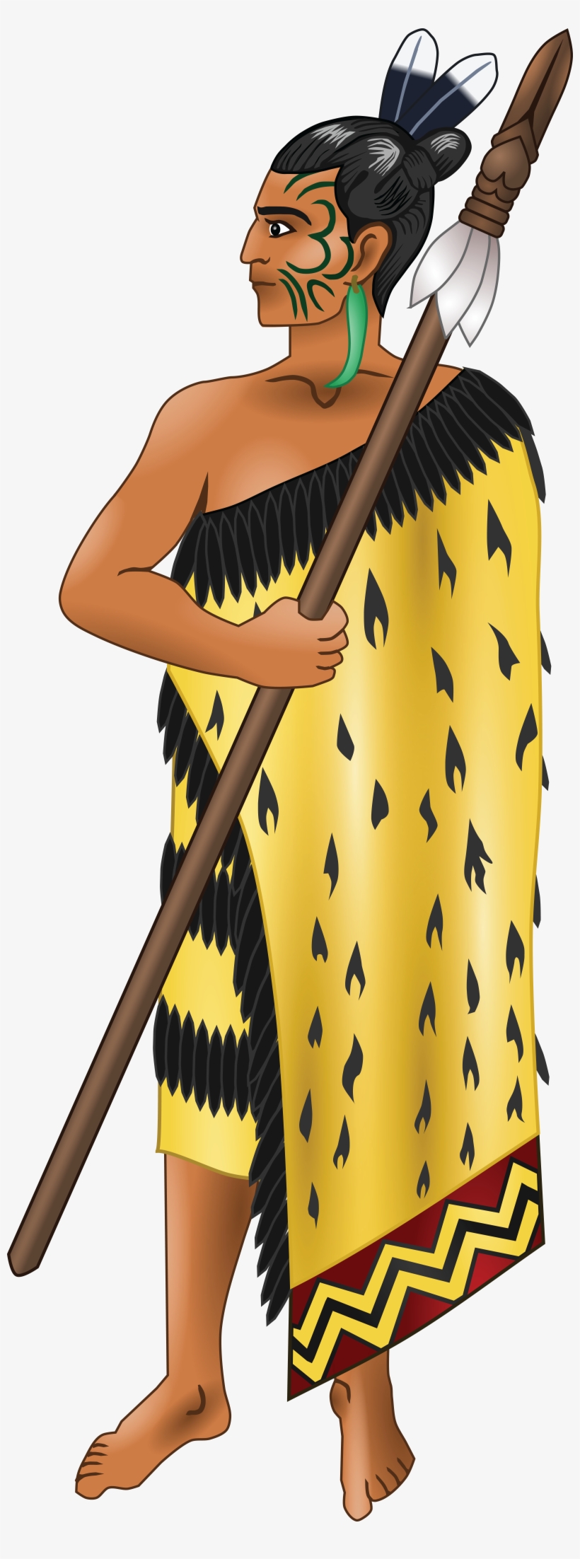 Free Clipart Of A Maori Man - High Commission Of New Zealand, London, transparent png download