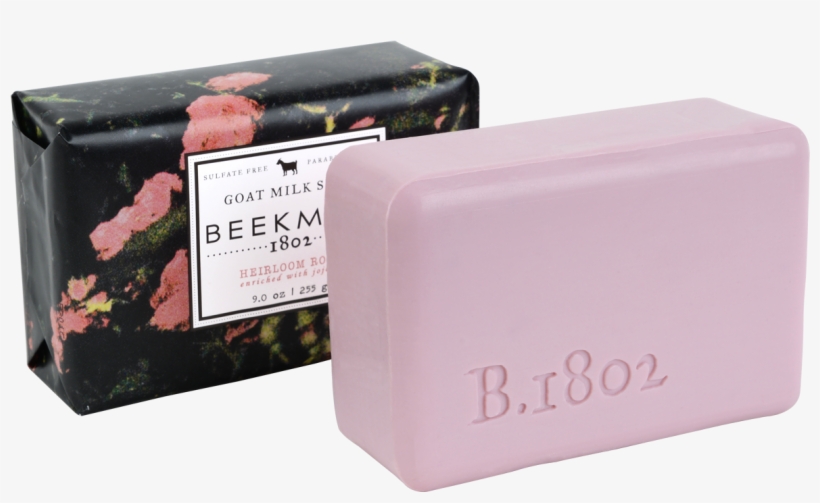 Heirloom Rose Goat Milk Bar Soap - Beekman 1802 Goat Milk Soap Heirloom Rose 9.0 Oz Bar, transparent png download