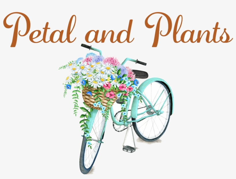 Petal And Plants - Watercolor Bikes, transparent png download