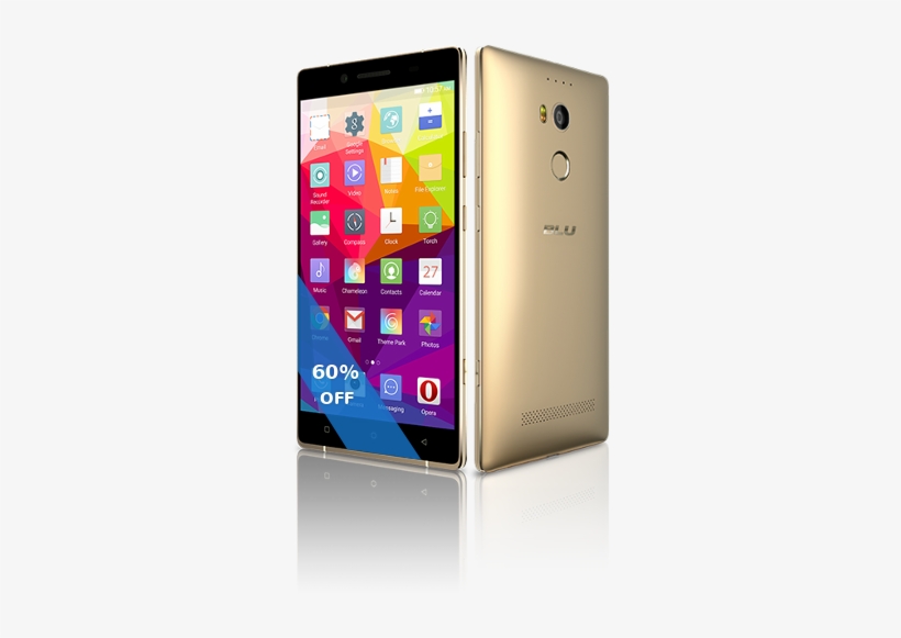 26 Apr - Blu Pure Xl - 64 Gb - Gold - Unlocked - Gsm, transparent png download