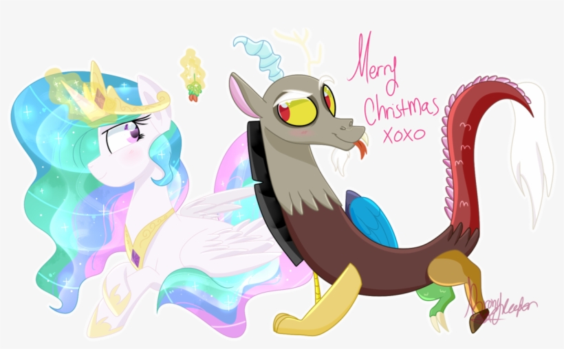 Euphoriiah, Christmas, Discord, Dislestia, Female, - Cartoon, transparent png download