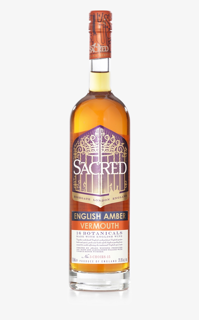 Sacred English Amber Vermouth, transparent png download