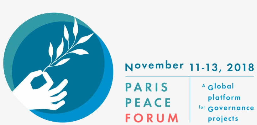 Download With English Baseline - Paris Peace Forum, transparent png download