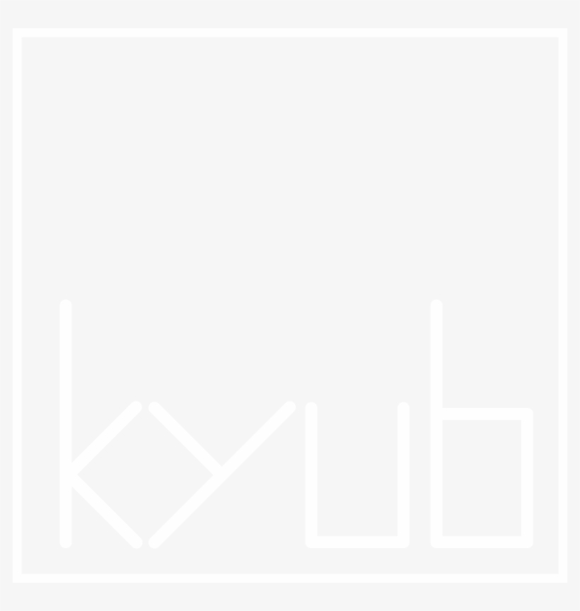 Kyub Rounded Corners White - Poster, transparent png download