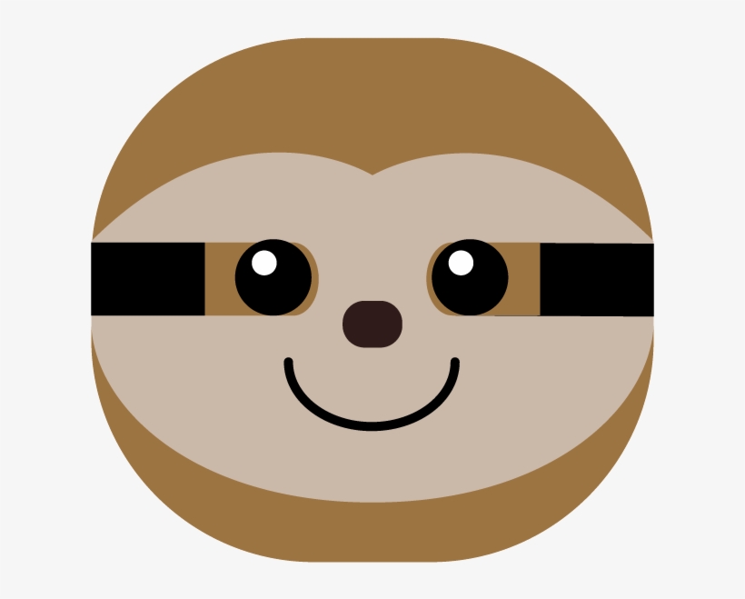 A Three Toed Sloth Can Turn Its Head 270 Degrees - Drawing, transparent png download
