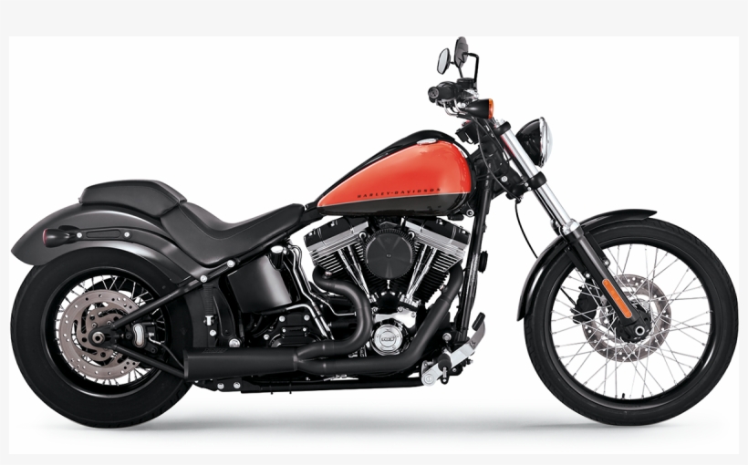 Vance & Hines Big Radius 2-into-2 Exhaust Black, transparent png download