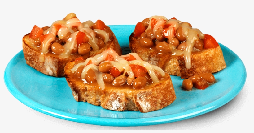 Shredded Cheddar Cheese - Bruschetta On Plate Png, transparent png download