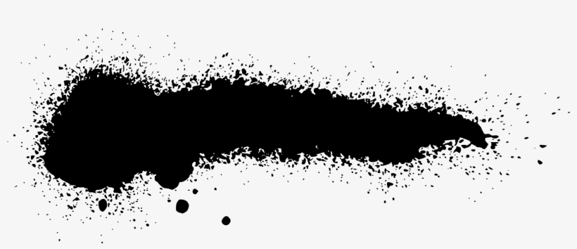 26 Grunge Spray Paint Stroke Banner - Aerosol Paint, transparent png download