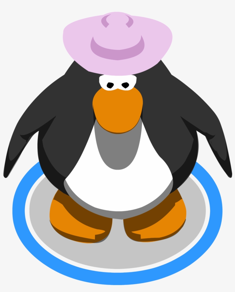 Pink Cowgirl Hat In-game - Club Penguin The Popstar, transparent png download