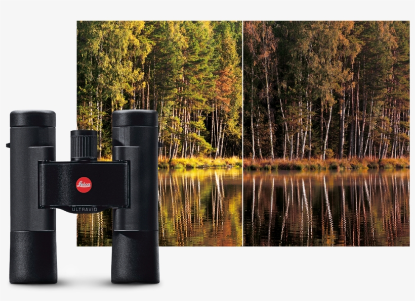 The Leica Ultravid Br Models Offer Outstanding Suppression - Leica Ultravid Bl 10x25 Bl Binoculars - Black, transparent png download
