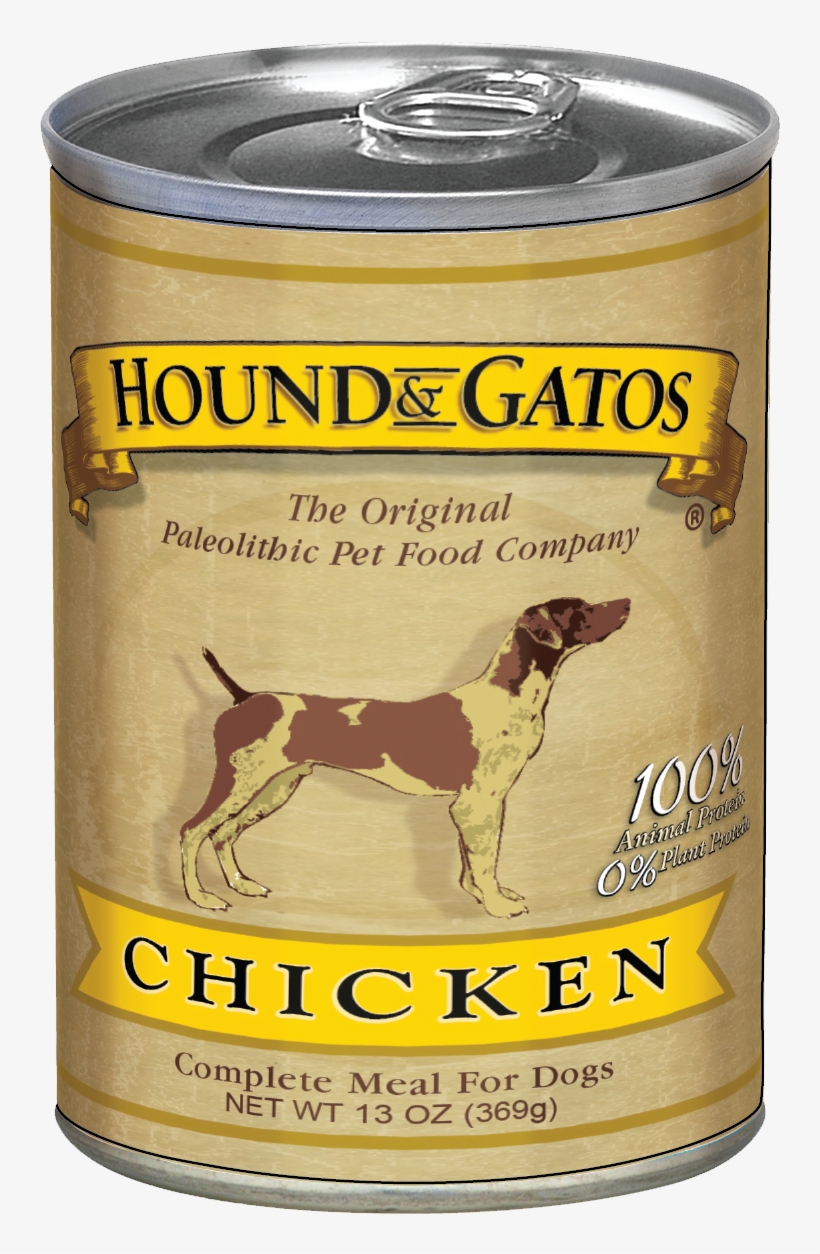 Hound & Gatos Pet Foods Corporation Announces Their - Hound And Gatos Chicken Can Dog Food 12pk, transparent png download
