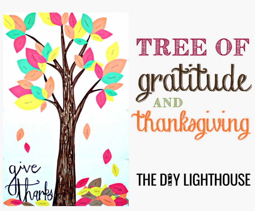 Tree Of Gratitude & Thanksgiving - Tree Of Thanksgiving, transparent png download