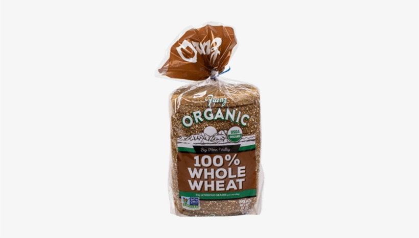 Organic 100% Whole Wheat - Organic Whole Wheat Bread, transparent png download