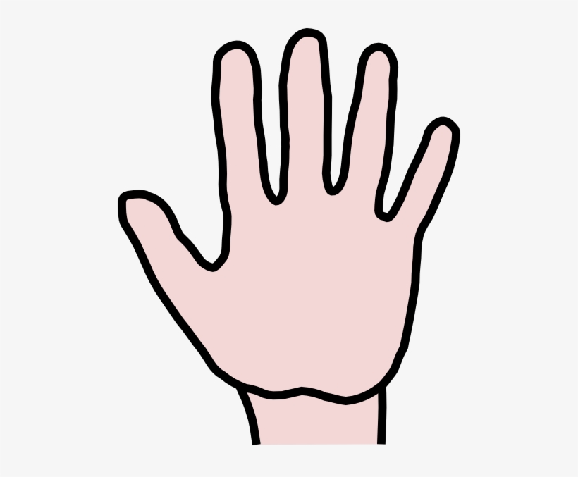 Hand Palm Pencil And In Color - Clip Art Of Hand, transparent png download