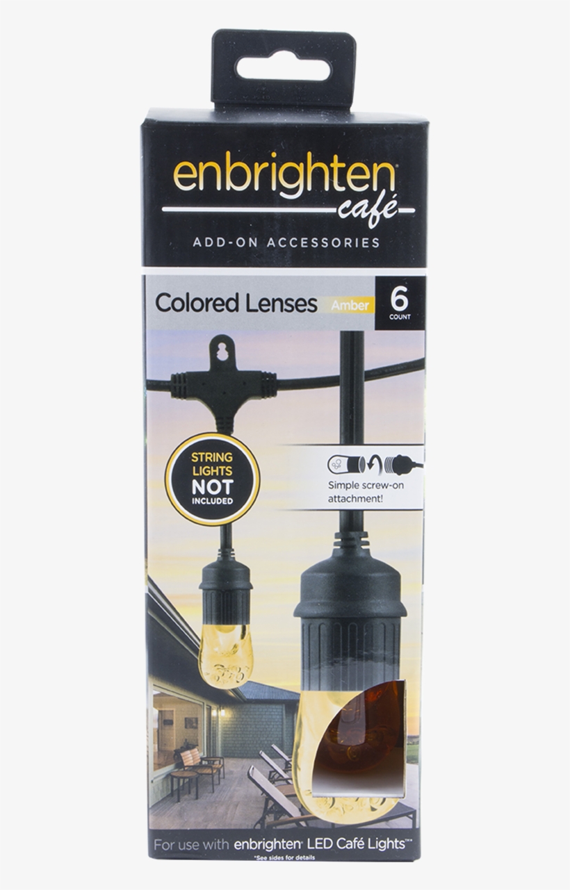 Enbrighten Classic Café Amber Replacement Lenses, 6 - Enbrighten Cafe 35880 Cafe Colored Lenses, 6 Pk (amber), transparent png download