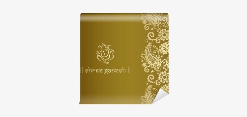 Ganesha, Hindu Wedding Card, Royal Rajasthan, India - Indian Wallpaper Design, transparent png download