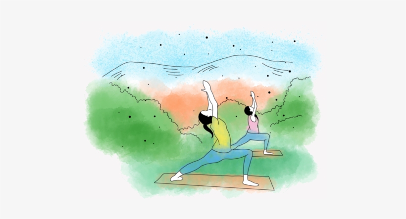 Yoga - Illustration, transparent png download
