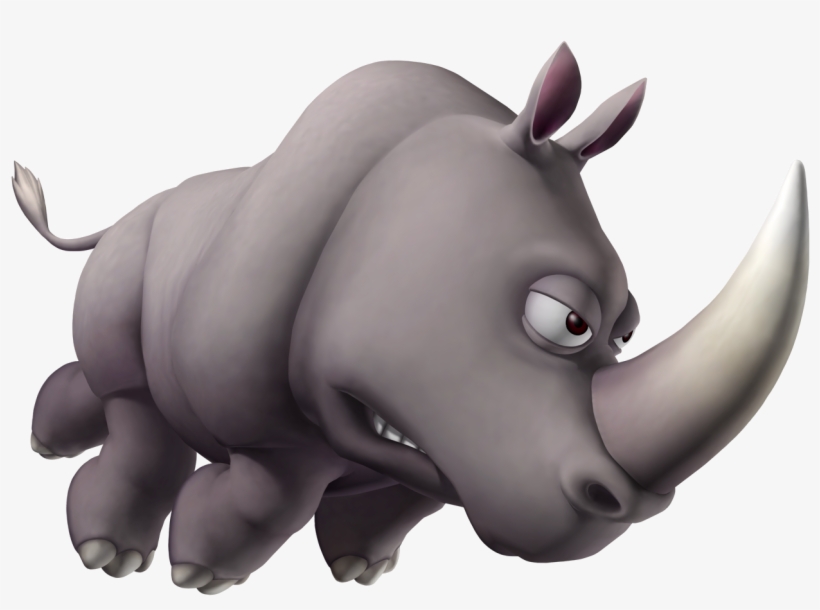 Donkey Kong Country Returns Rambi, transparent png download