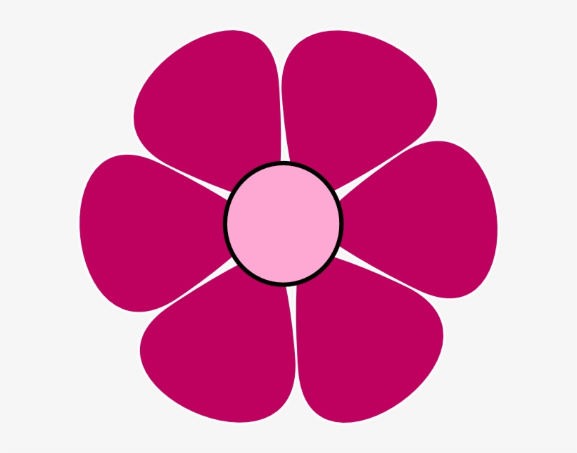 Nadia Clip Art - Purple Flower Clipart, transparent png download