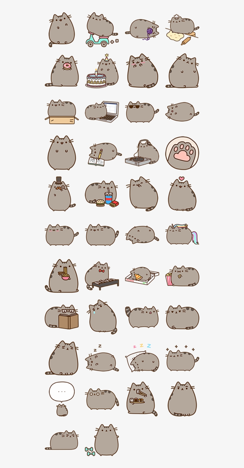Pusheen - Imagenes Kawaii De Pusheen, transparent png download