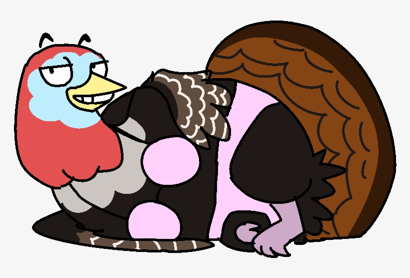 Turkey In The Bikini By Axolotl-princess On Deviantart - Stierkopf, transparent png download