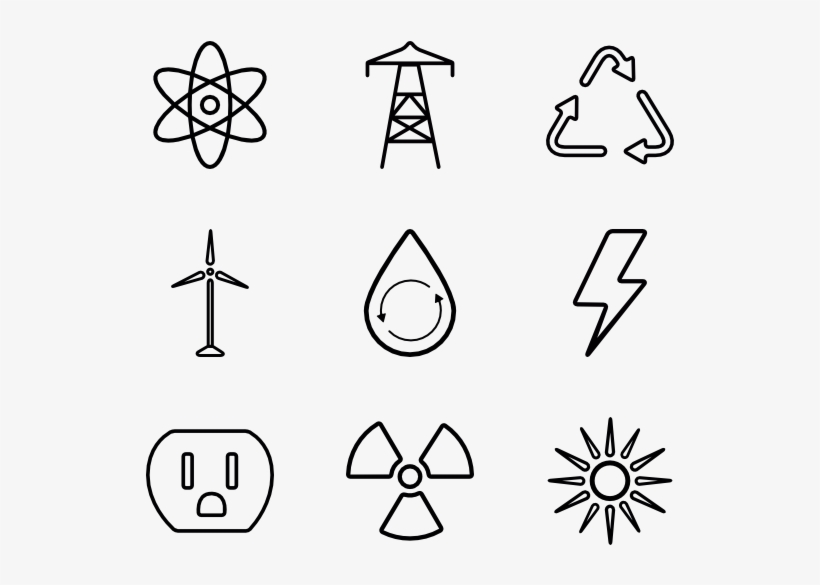 Energy - Nuclear Energy Icon, transparent png download