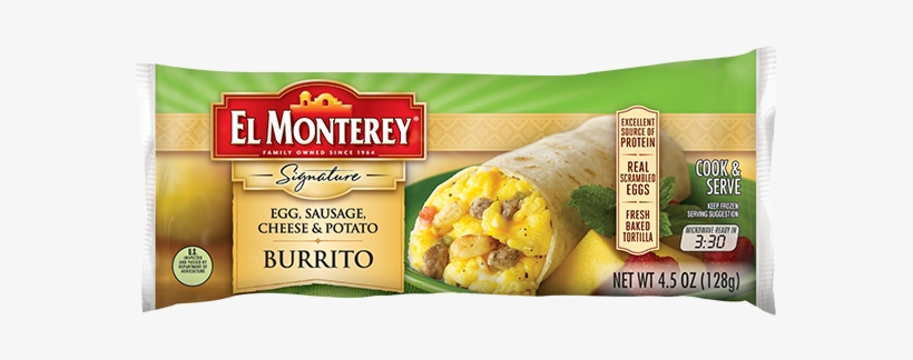 Click To Zoom - El Monterey Breakfast Wraps, transparent png download