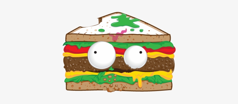 Stale-sandwich - Grossery Gang Gross Greasies, transparent png download