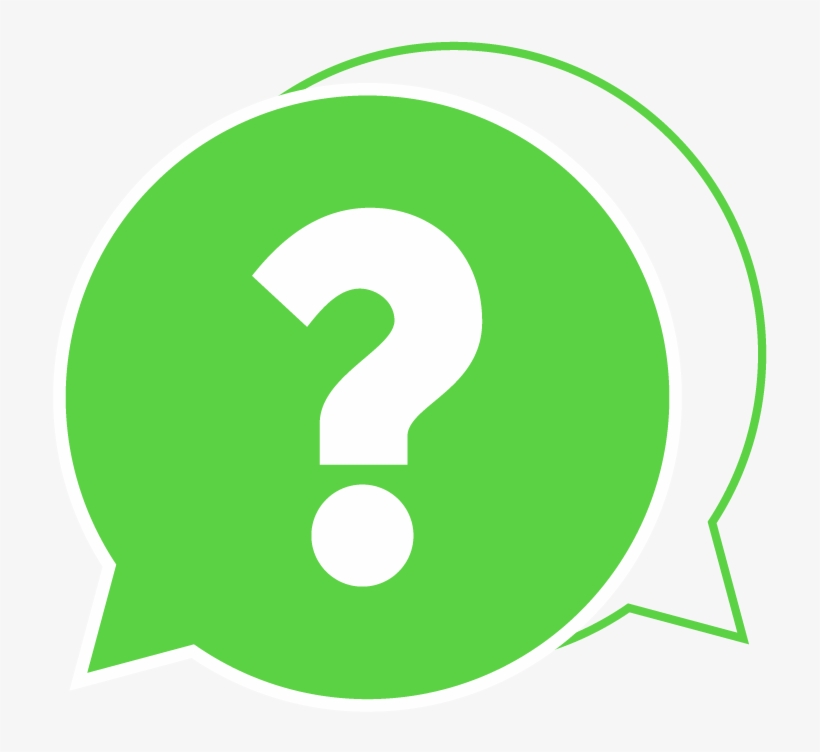 Green Question Mark And Speech Bubble Icon Questions Icon PNG Image