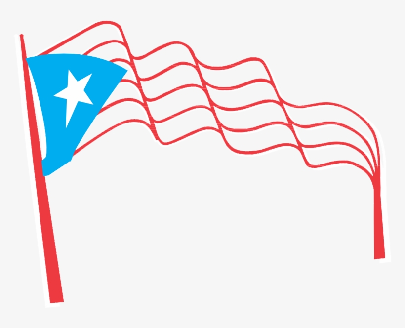 Puerto Rico Clipart E Marketing - Paseo Boricua Flag, transparent png download