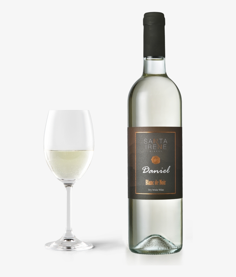 Daniel Blanc De Noiri Dry White Wine - Santa Irene Winery, transparent png download