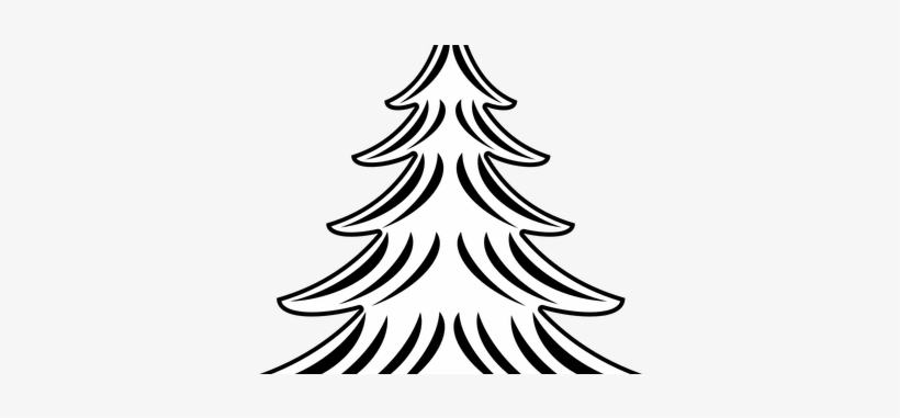 Treeline Drawing Pine Tree Frames Illustrations Images - December Coloring Pages, transparent png download