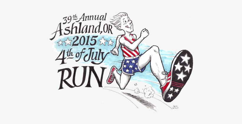 “39th Annual Ashland, Oregon 4th Of July Run ” - Independence Day, transparent png download
