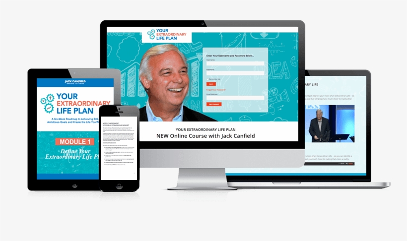 Image Of Devices With Yelp Logo - Jack Canfield Your Extraordinary Life Plan, transparent png download