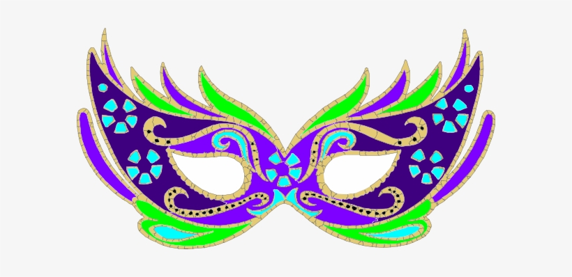 Download Masks Clipart Purple - Carnival Mask Vector Png | Transparent ...