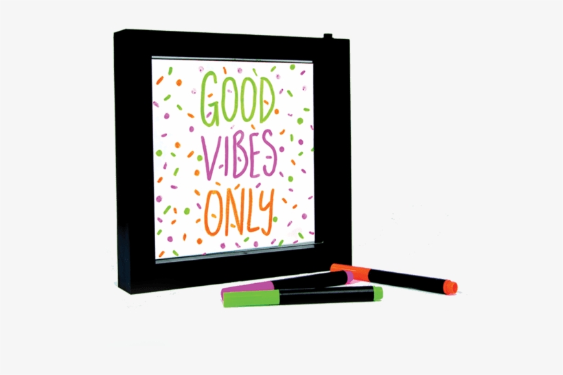 Picture Of Neon-effect Light Frame - Display Device, transparent png download