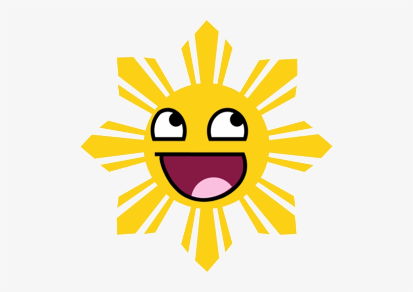 Philippines Yellow Text Smiley Smile Clip Art - Philippine Sun, transparent png download