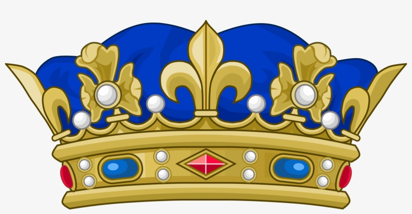 Crown Of A Prince Of The Blood Of France - Prince Crown Clipart, transparent png download