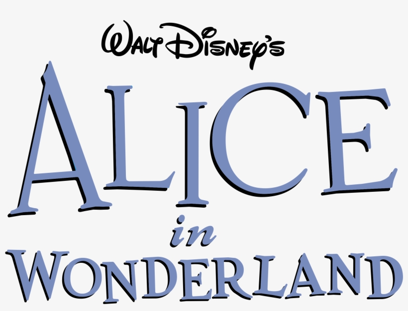 Disney's Alice In Wonderland Logo Png Transparent - Alice In Wonderland, transparent png download