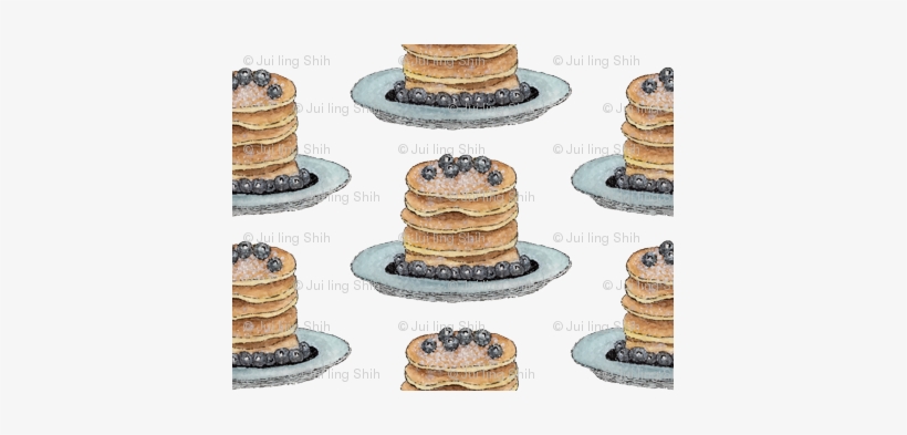Blueberry Pancake - Pancake, transparent png download